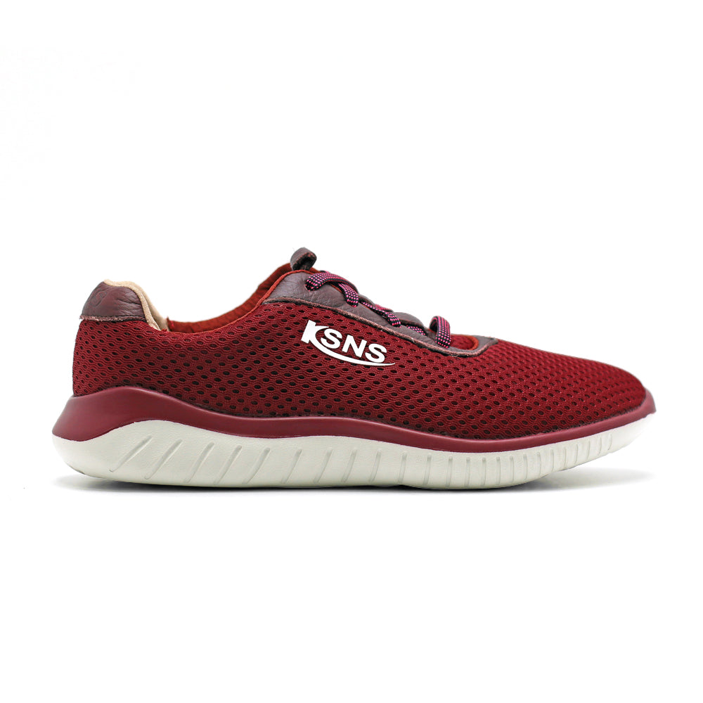 KSNS Barefoot Shoes Urban Trek Mesh (Burgundy)