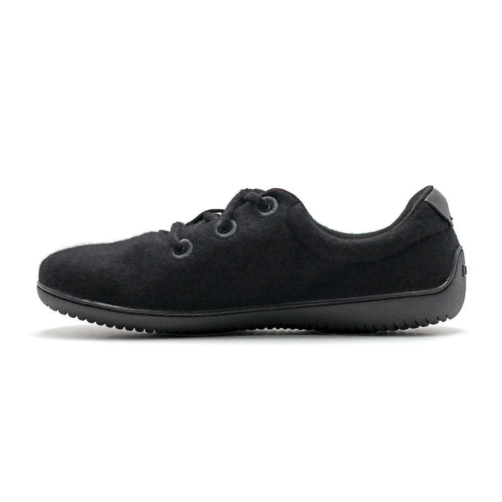 KSNS Barefoot Shoes Flexi Walkers Wool Black (Low)