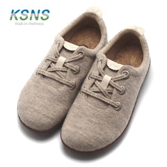 KSNS Barefoot Shoes Flexi Walkers Wool Beige (Low)