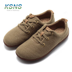 KSNS Barefoot Shoes Flexi Walkers Wool Camel (Low)