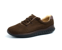 KSNS Barefoot Shoes Recycled Felt Dark Brown 2