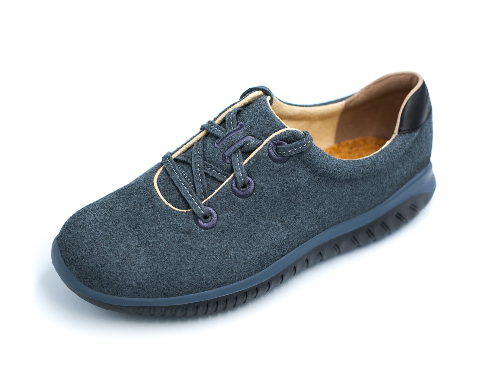 KSNS Barefoot Shoes Recycled Felt Steel Gray 3